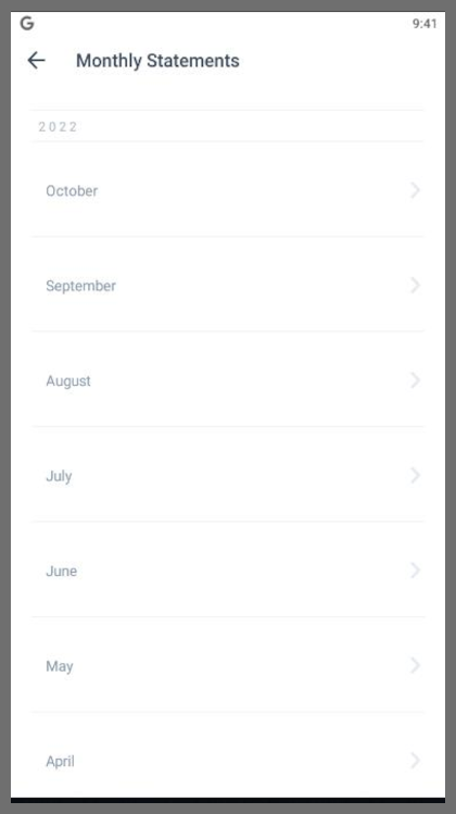 View Monthly Statements