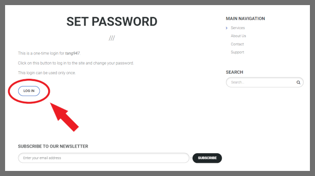 Set Password